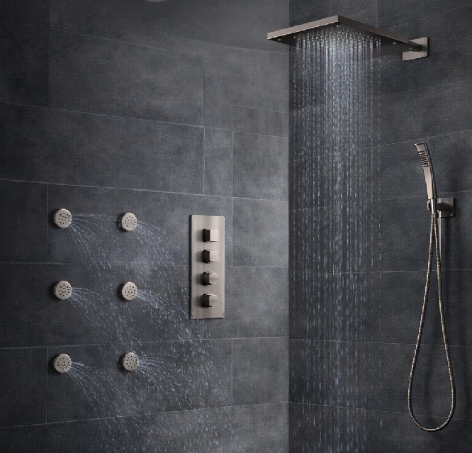 Designer shower sets highlight